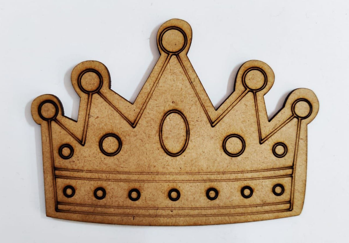 Crown - Coloring Base ( Fridge Magnet Base )