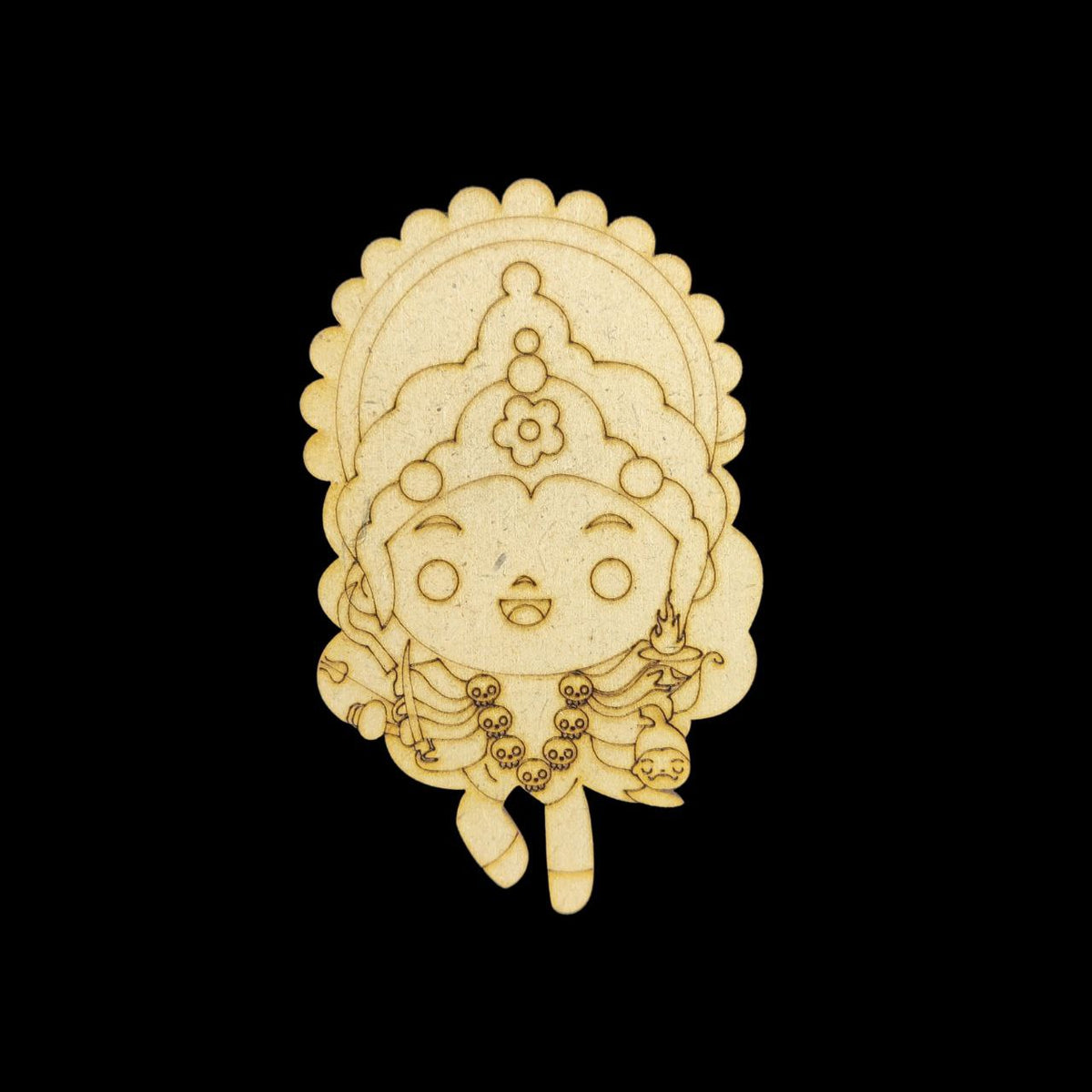 Cute Durga Goddess (MDF Traditional Premarked Base)