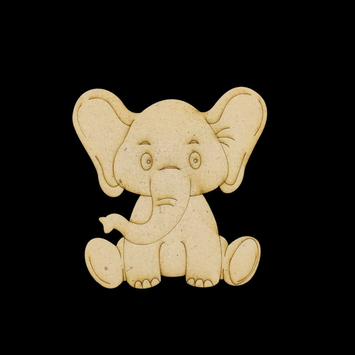 Cute Elephant (Premarked Painting Base) MDF