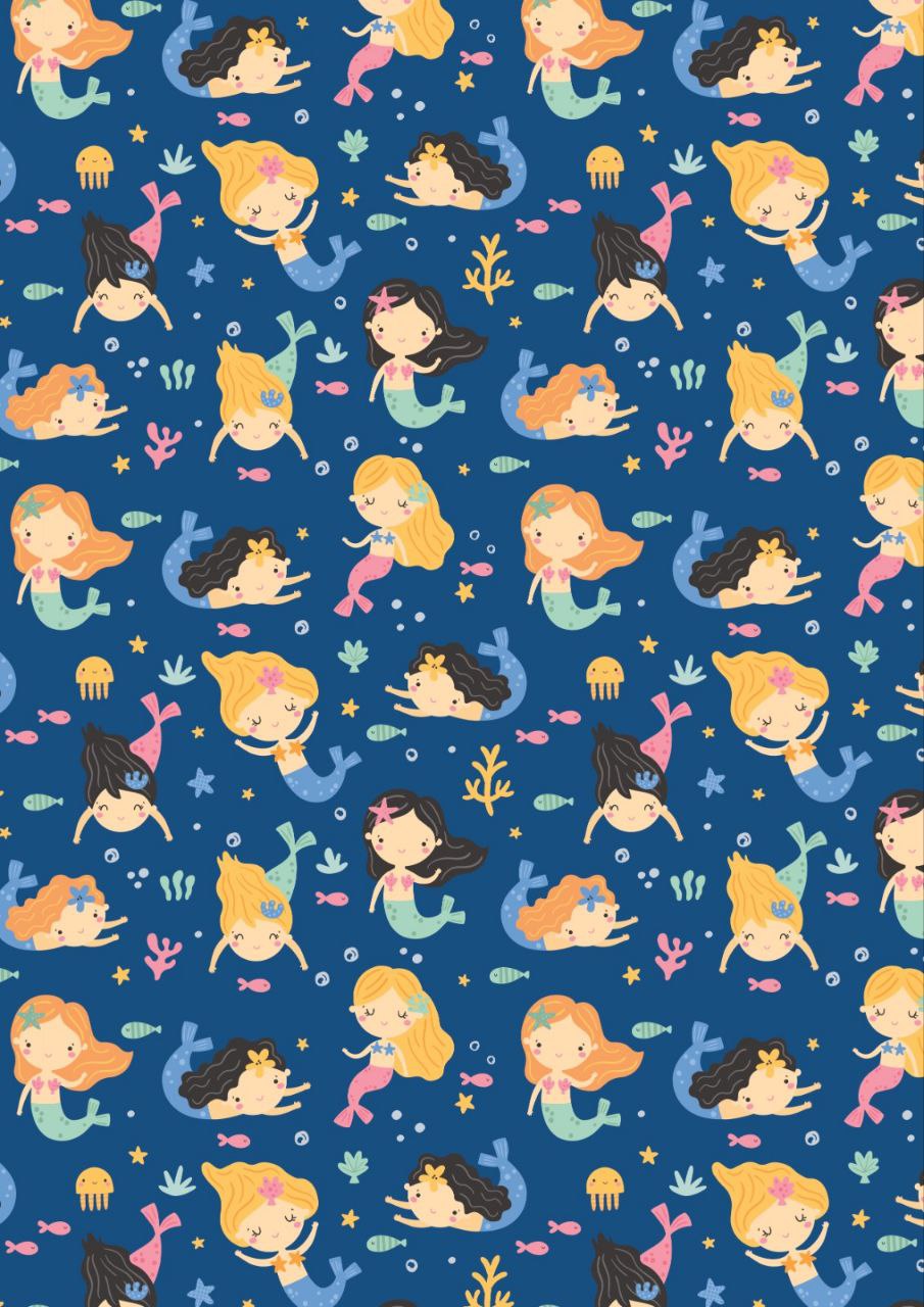 Cute Mermaids (Kids - Decoupage Papers )