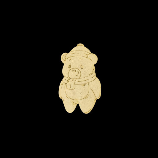 Cute Snow Bear (Premarked Base MDF) DIY Christmas Collection