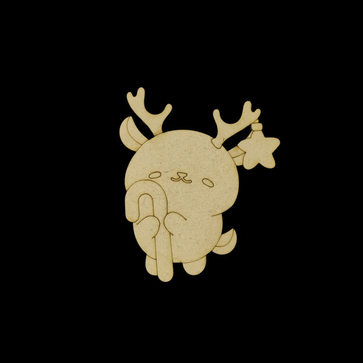 Cute Snow Reindeer (Premarked Base MDF) DIY Christmas Collection