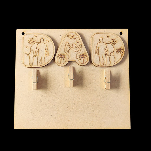 DAD (Wall Decor - MDF ) Fathers Day