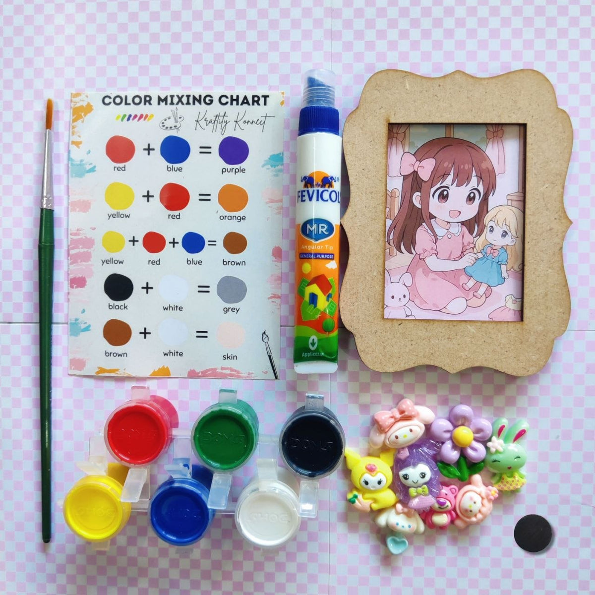 DIY Photo Frame Fridge Magnet Kit (MDF)