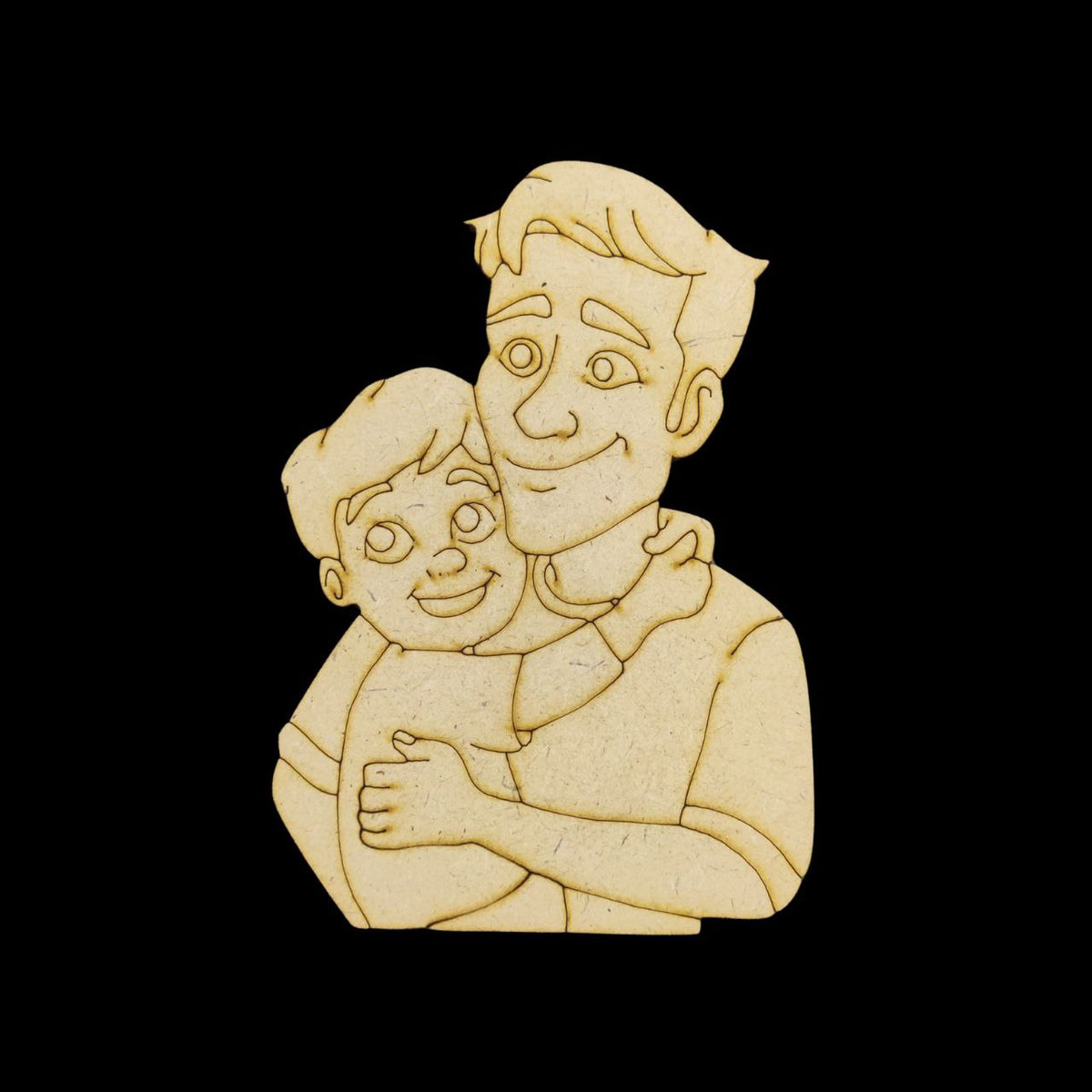 Sporty Dad (Premarked Base - MDF) Fathers Day