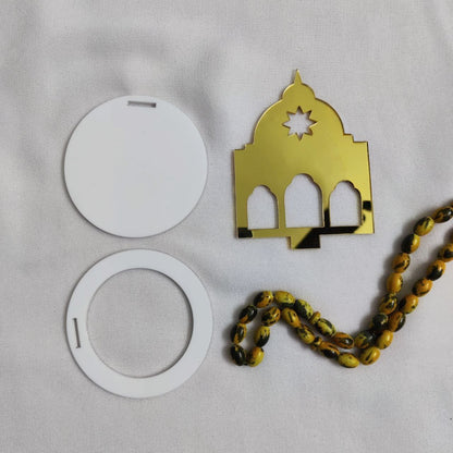 Date Khajoor Mini Stand - Mosque Window (Acrylic) Islamic Collection