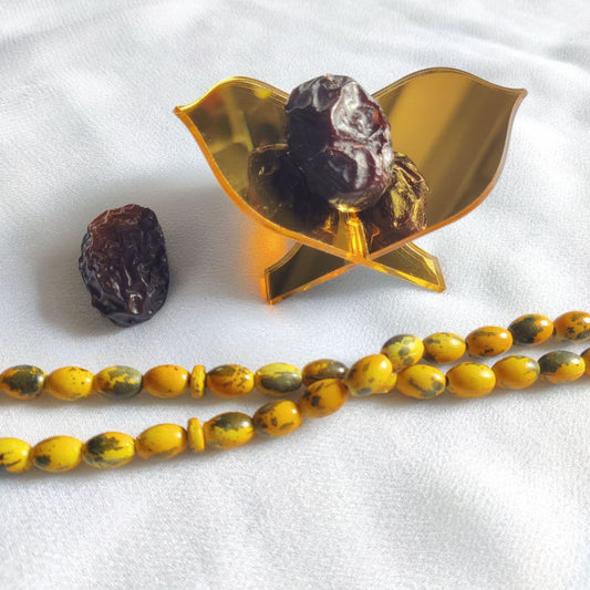 Date Khajoor Stand - Royal Dome Rehal Acrylic - Islamic Collection