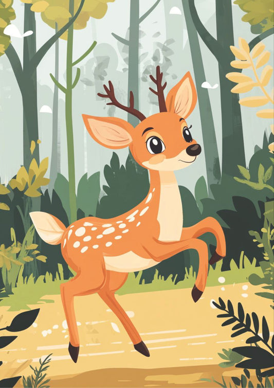Deer Fawn Toon (Decoupage Paper)