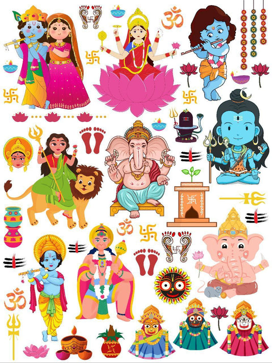 Deities - Mix - Festive (Instant Transfer Sheet)