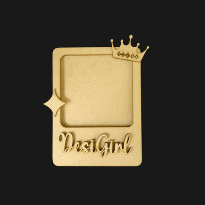 DesiGirl (MDF Fridge Magnet Base)