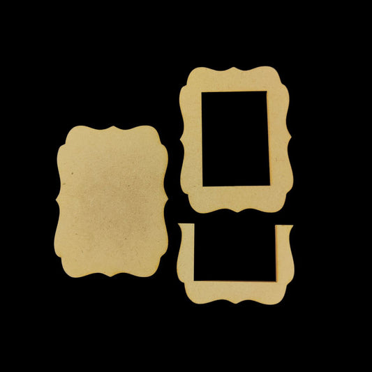 Design 1 - MDF Photo Fridge Magnet Base