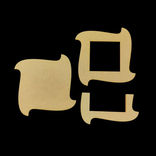 Design 10 - MDF Photo Fridge Magnet Base