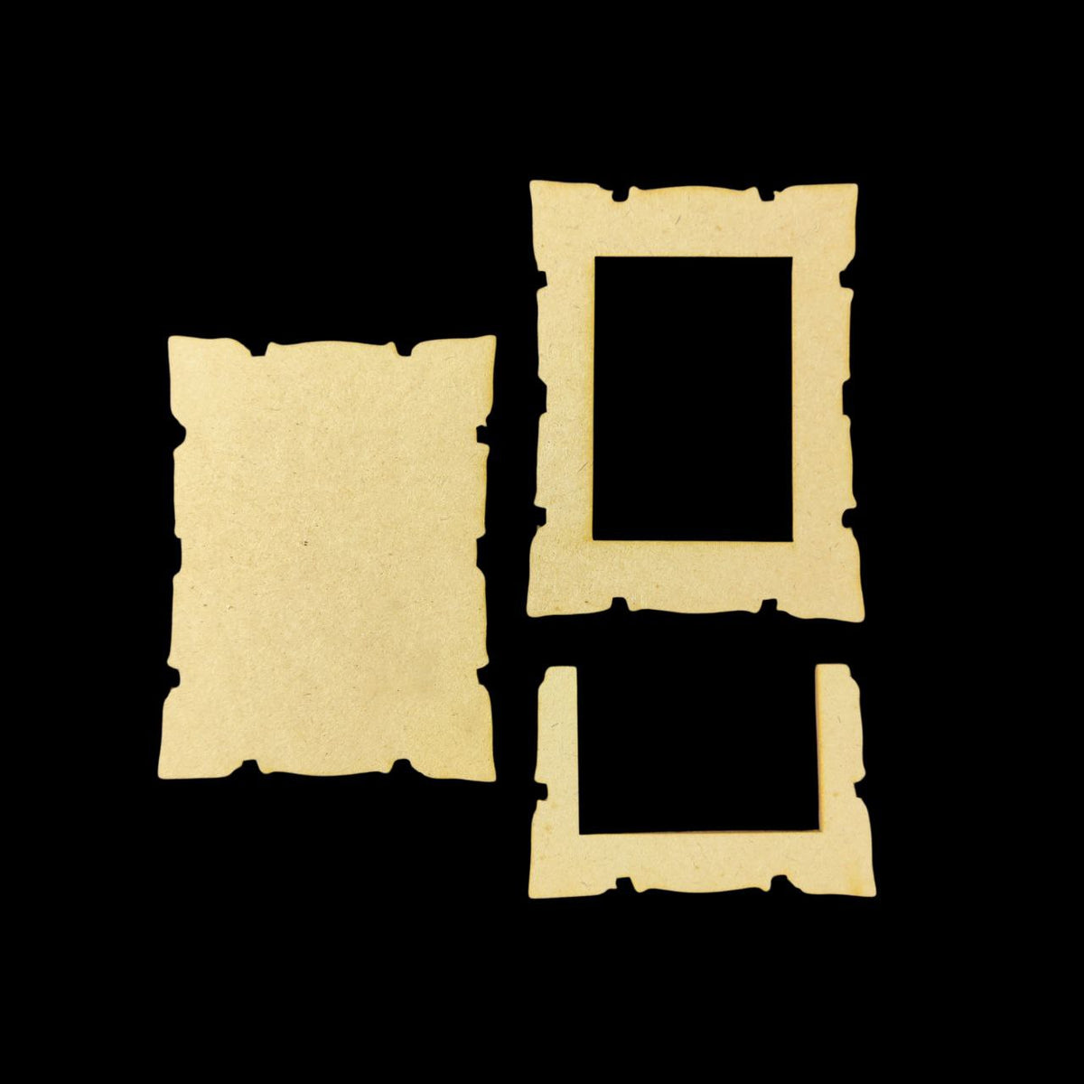 Design 6 - MDF Photo Fridge Magnet Base