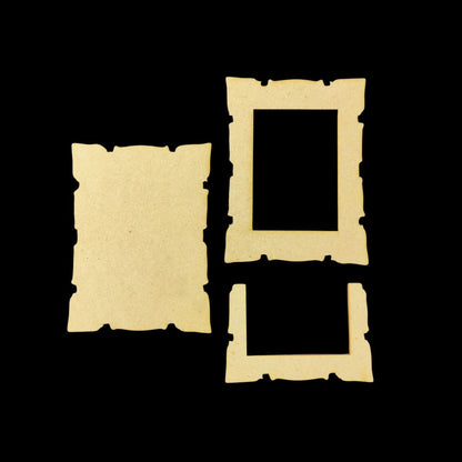 Design 6 - MDF Photo Fridge Magnet Base