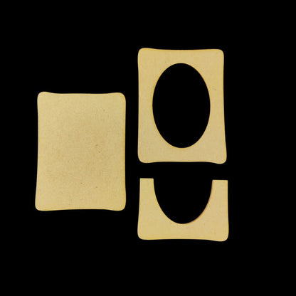 Design 6 - MDF Photo Fridge Magnet Base