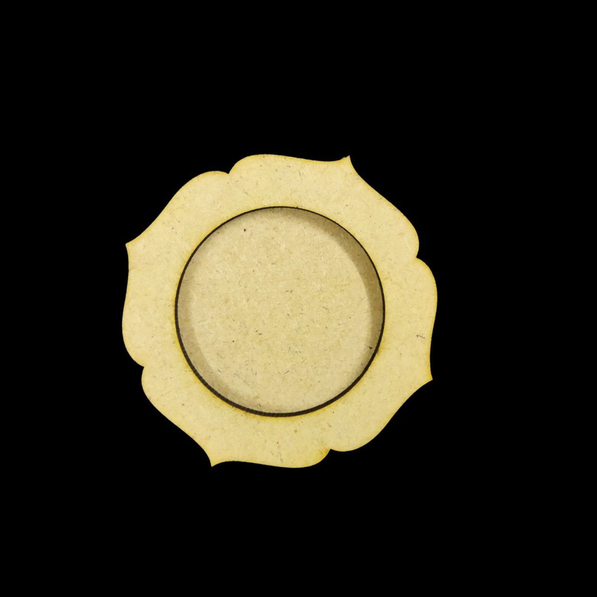 Curved Concave (Mini Tealight Holder MDF) Diwali