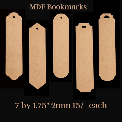 Mix Shapes ( Plain )  ( MDF Bookmarks )