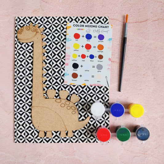 Cute Dinosaur (DIY Bookmark Kit - MDF)
