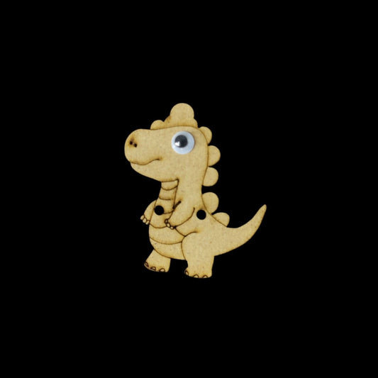 Dinosaur - Googly Eyes Rakhi Base (MDF)