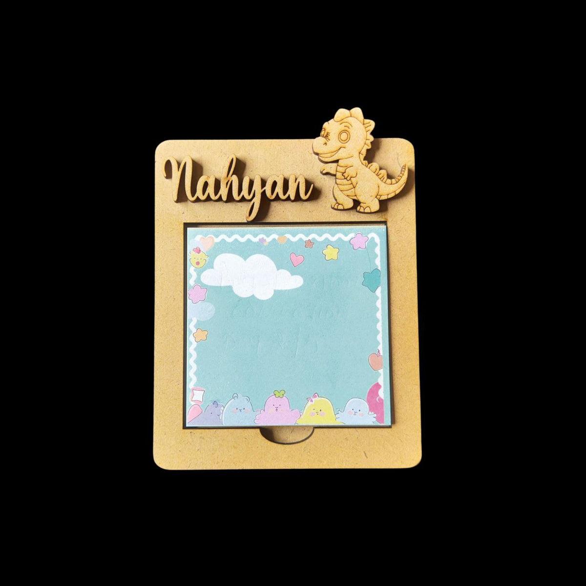 Post It Holder - Personalised (MDF Lasercut)