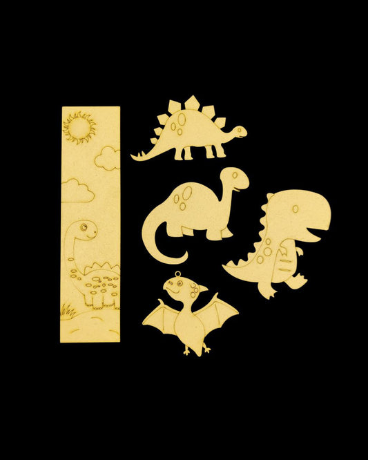 Dinosaurs (Premarked Painting Bases MDF)