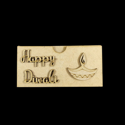 Diya - Happy Diwali (MDF DIY Cash Envelope)