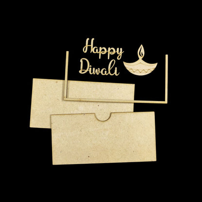 Diya - Happy Diwali (MDF DIY Cash Envelope)