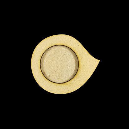 Curved Concave (Mini Tealight Holder MDF) Diwali