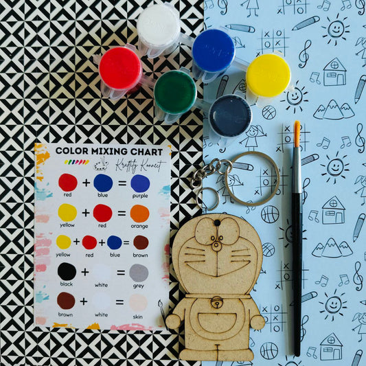 Doraemon (DIY Keychain Kit for Kids - MDF)