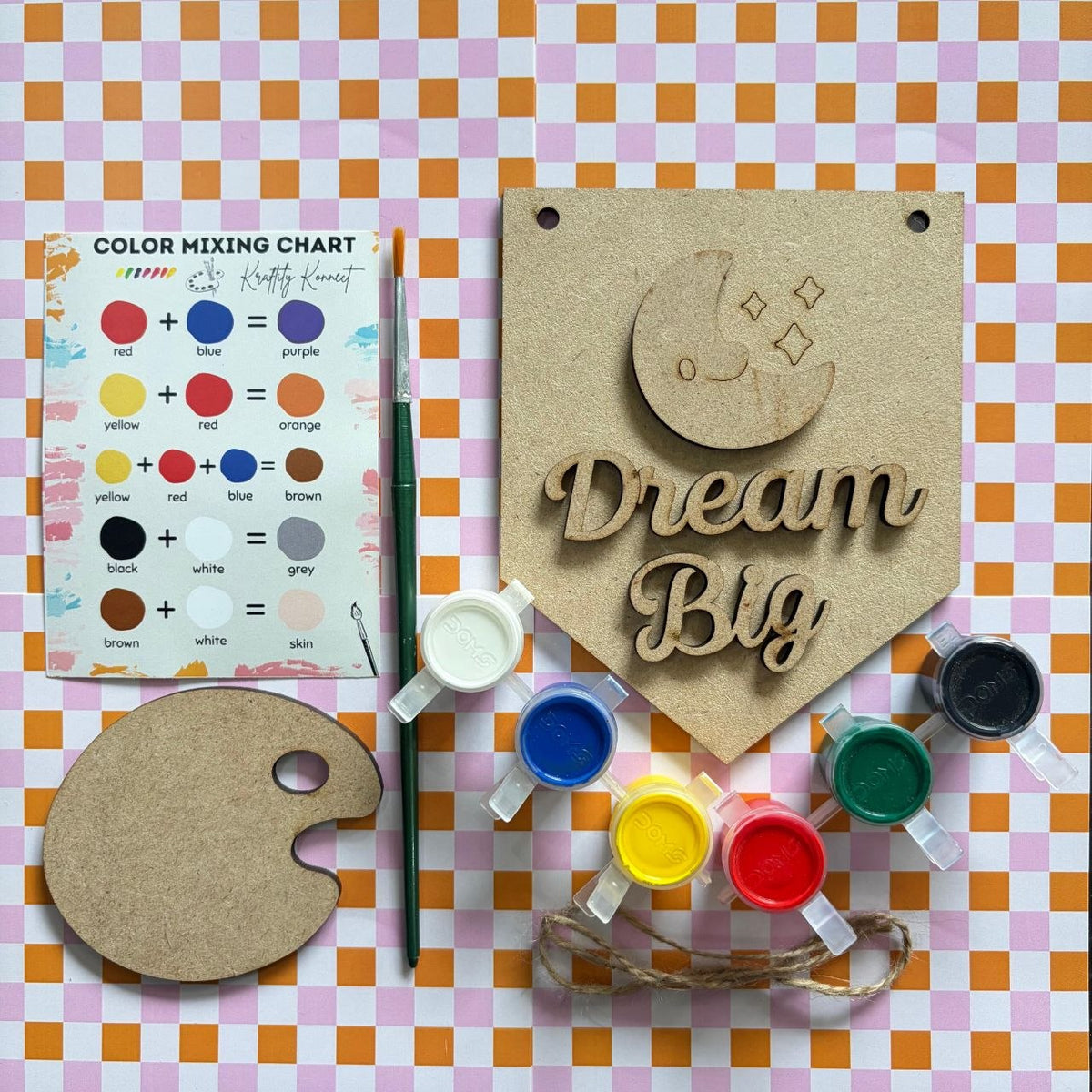 Dream Big - Quotes Wall Hanging DIY Kit