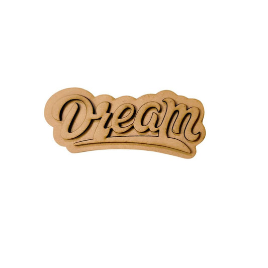 Dream - Layered Embellishments ( Fridge Magnet Base )