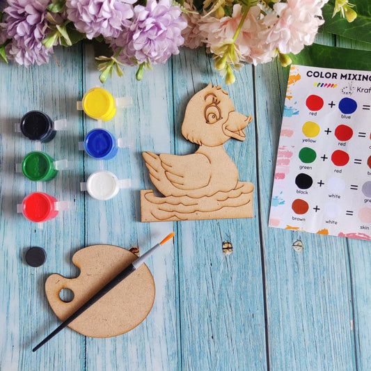 Duckling (Fridge Magnet DIY Kit) MDF