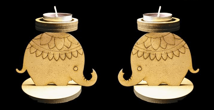 Camel Traditional Desi - MDF Tealight Stand (Diwali Festive Collection)