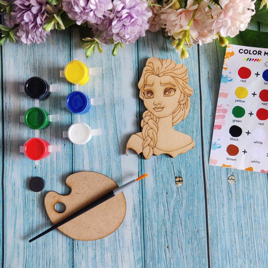Elsa (Fridge Magnet DIY kit) MDF