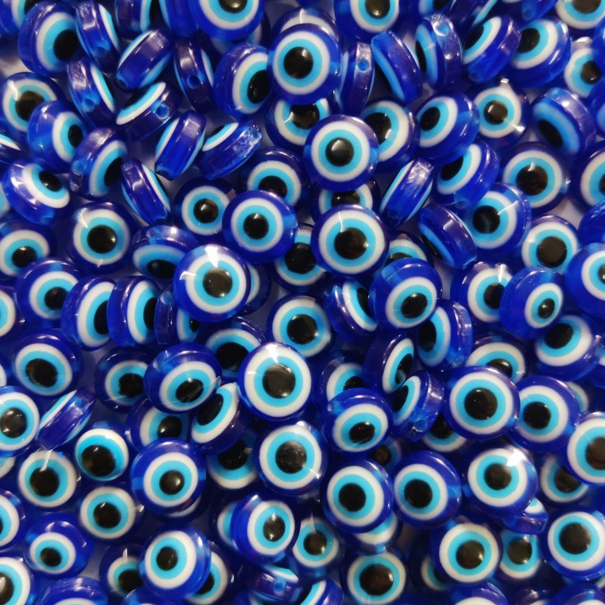 Evil Eye Beads - Plastic (9MM)