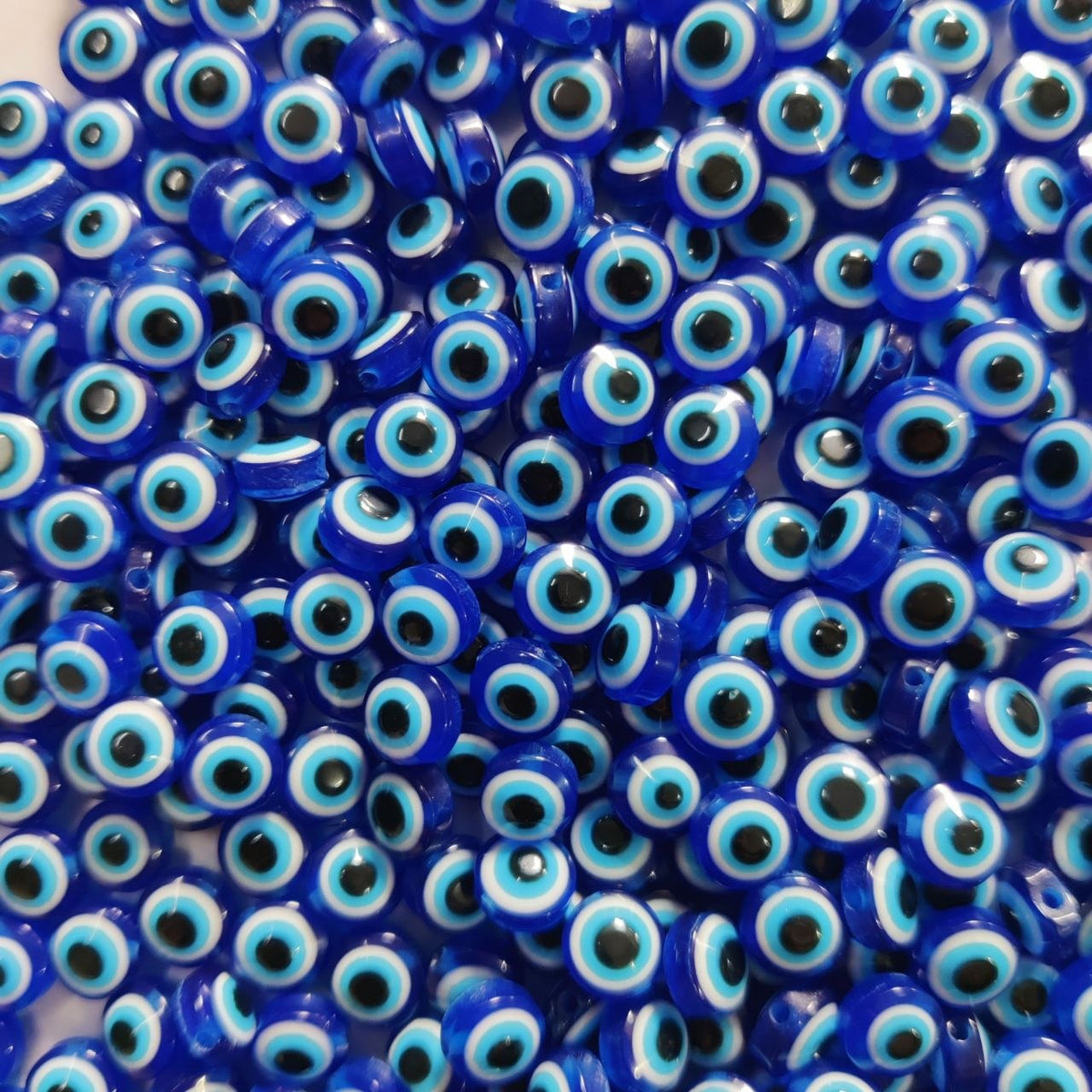 Evil Eye Beads - Plastic (9MM)