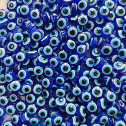 Evil Eye Beads - Plastic (9MM)