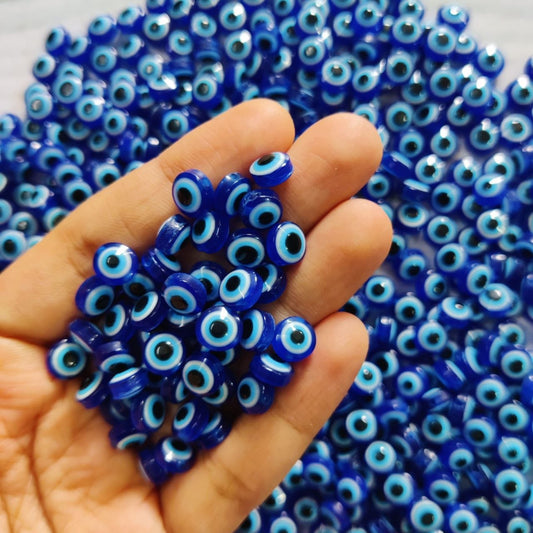 Evil Eye Beads - Plastic (9MM)