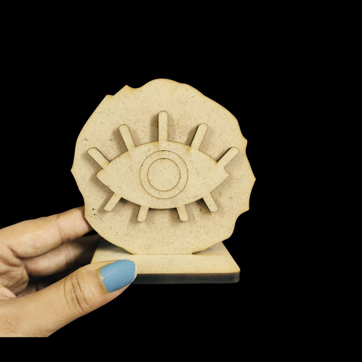 Evil Eye (Desk - Car Dashboard Stand - MDF) Diy Festive