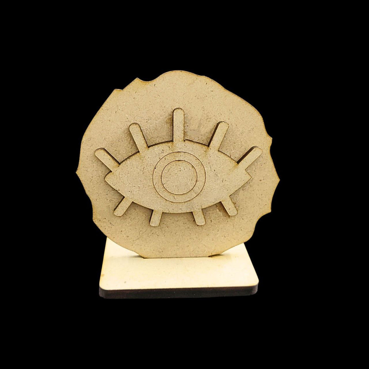 Evil Eye (Desk - Car Dashboard Stand - MDF) Diy Festive