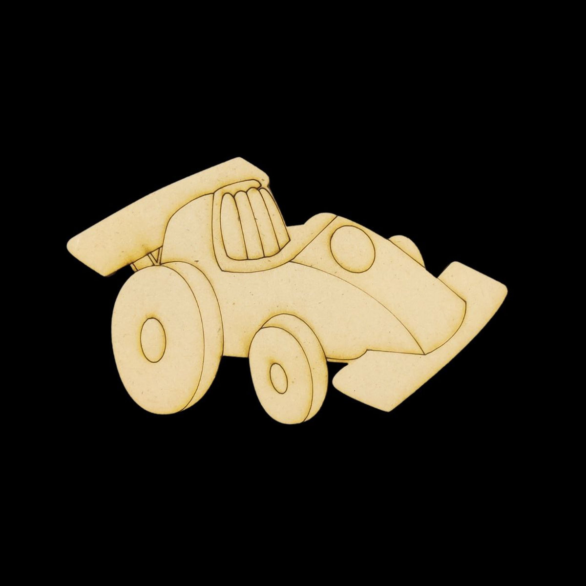 F1 Racing Car (Premarked Painting Base) MDF