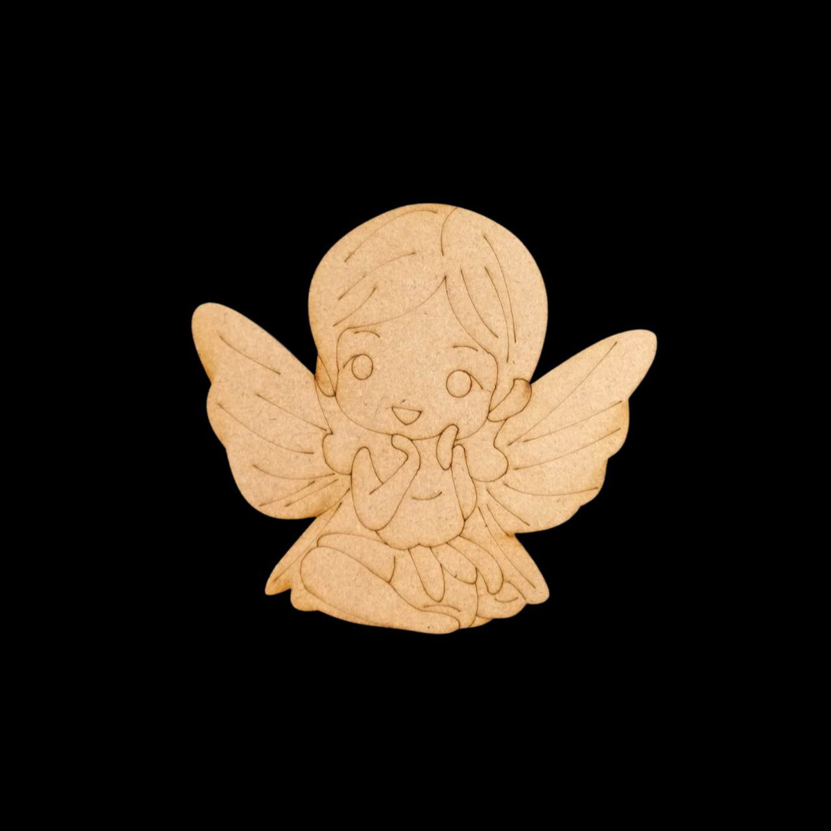 Fairy Child (MDF Lasercut Premarked Colouring Base)