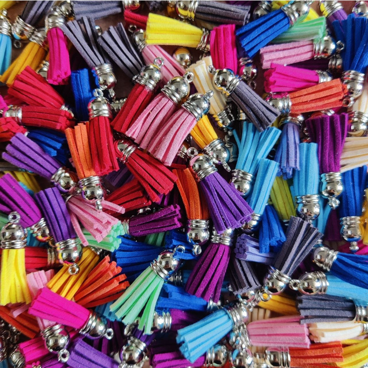 Faux Leather Tassels - Craft Embellishment