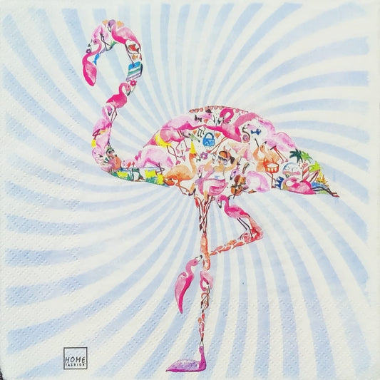 Flamingo Colorful ( German Napkins Tissues )
