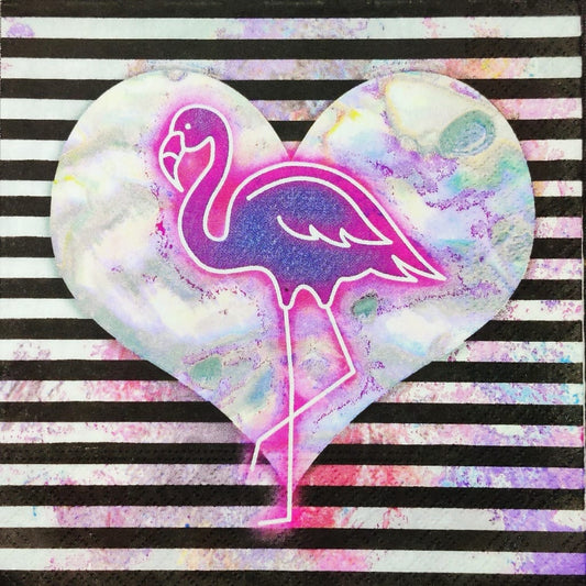 Flamingo Neon ( German Napkins Tissues )