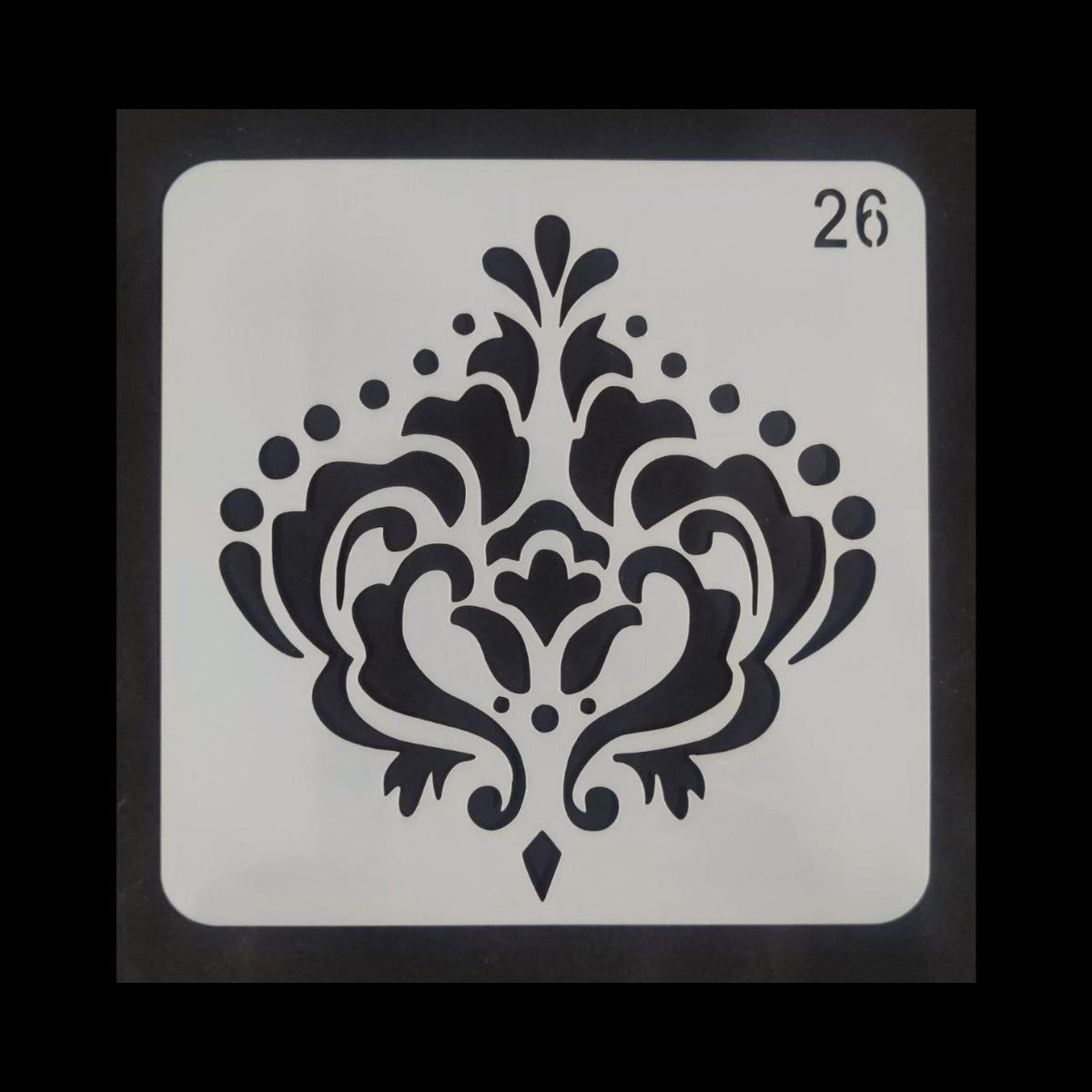 Floral Crown - 5x5 Acrylic Stencil