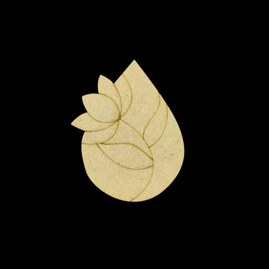 Floral Drop - MDF Premarked Base