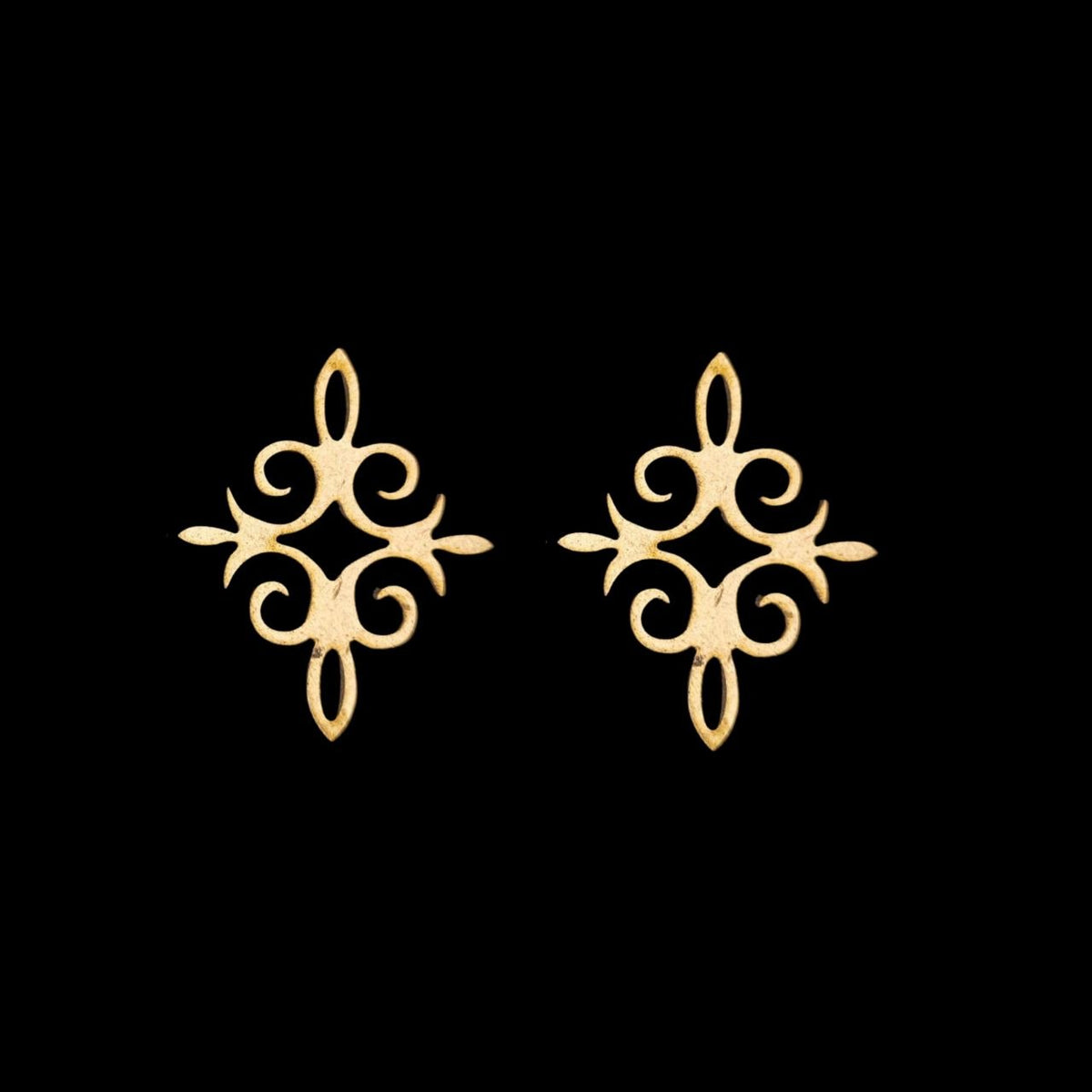 Floral Fleur-De-Lis - Ethnic Corner Cutouts (MDF)