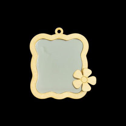 Wild Periwinkles - Earring Base (MDF)
