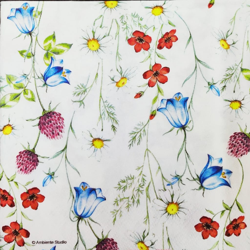 Mix Flowers ( German Napkin Tissues  )